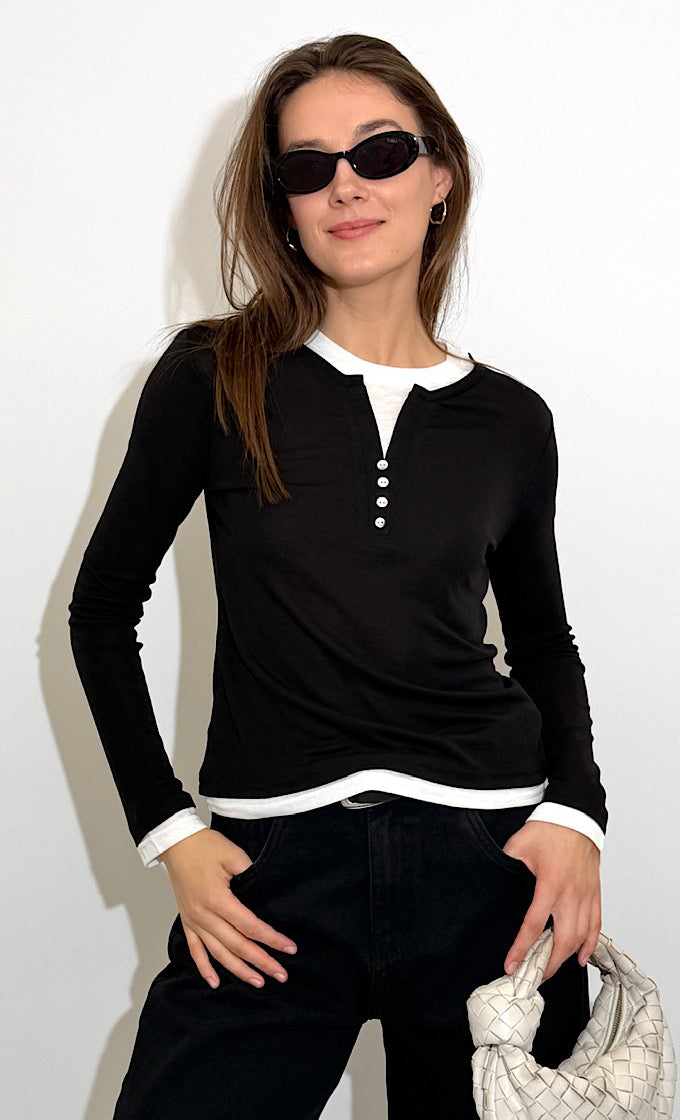 LAYLA BLACK SHIRT