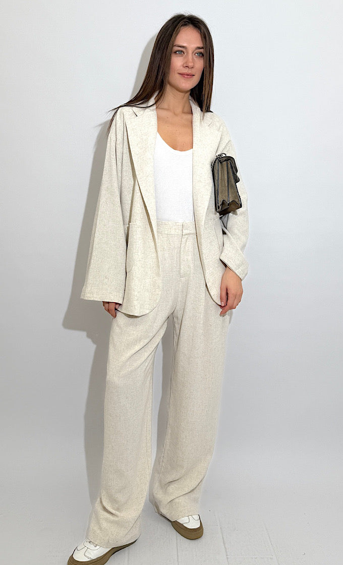 LINET OFF WHITE SUIT 