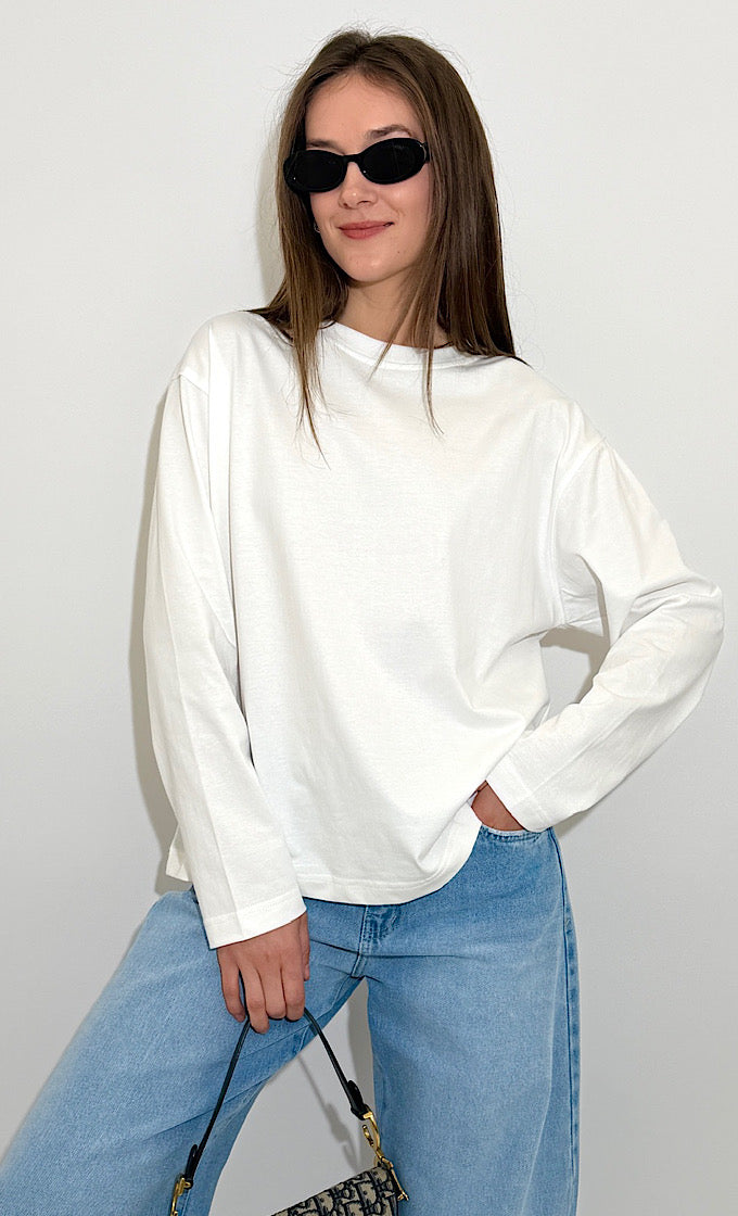 חולצת קנדי לבנה