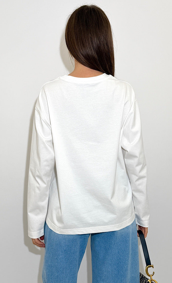 חולצת קנדי לבנה