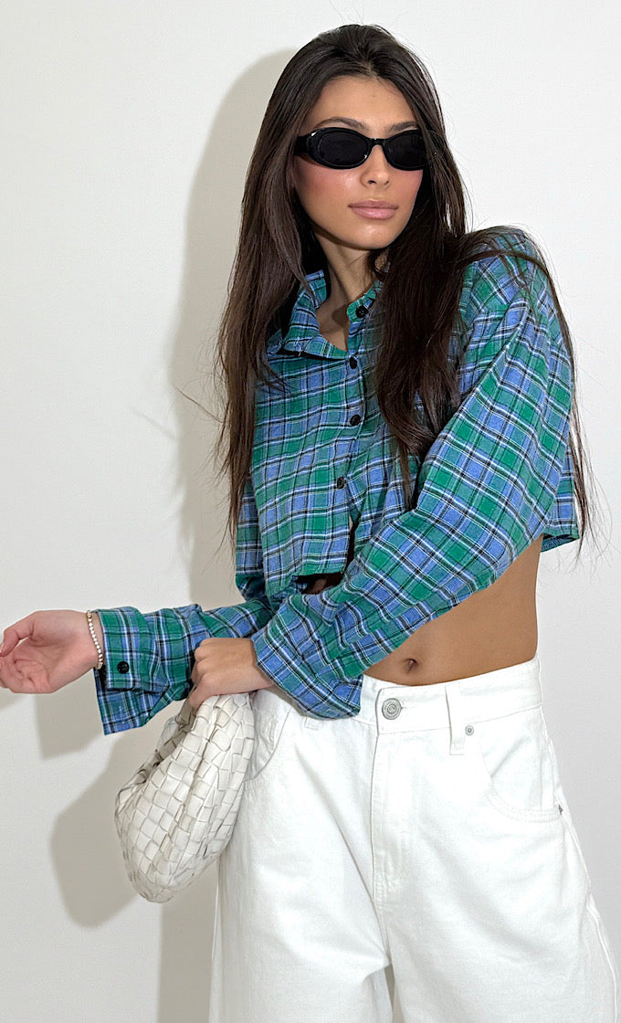 חולצת אולה כחולה