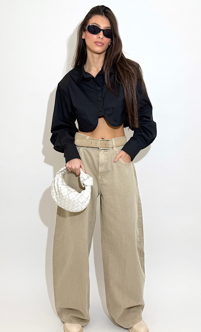 חולצת יולי שחורה