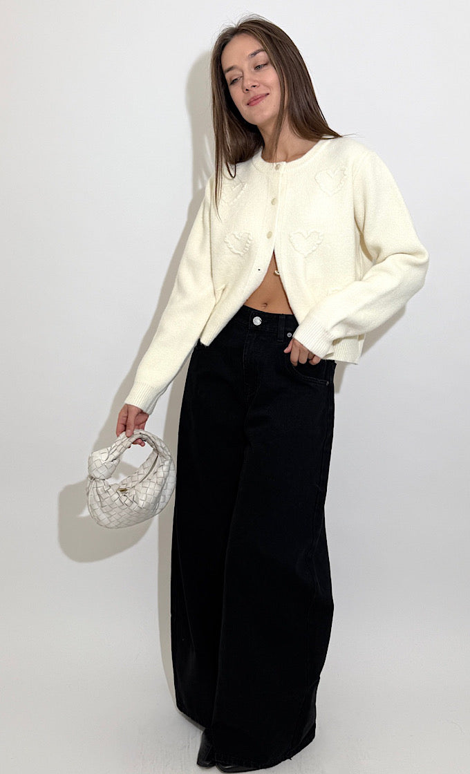 IVAN CREAM CARDIGAN