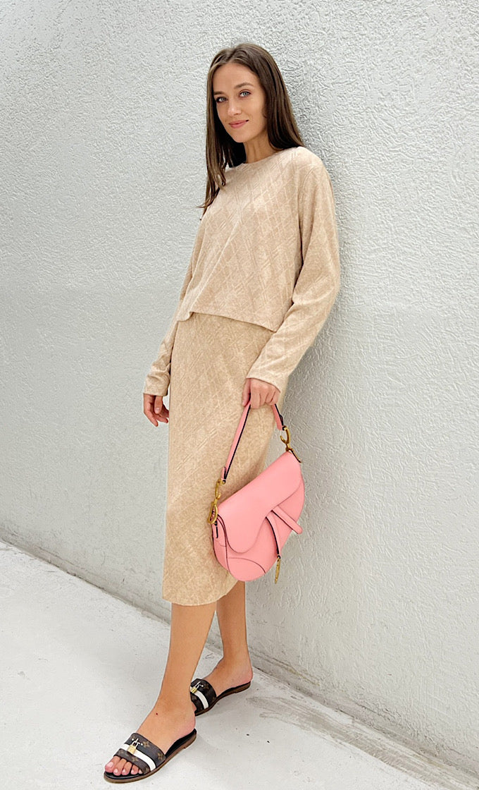 Sia mocha skirt