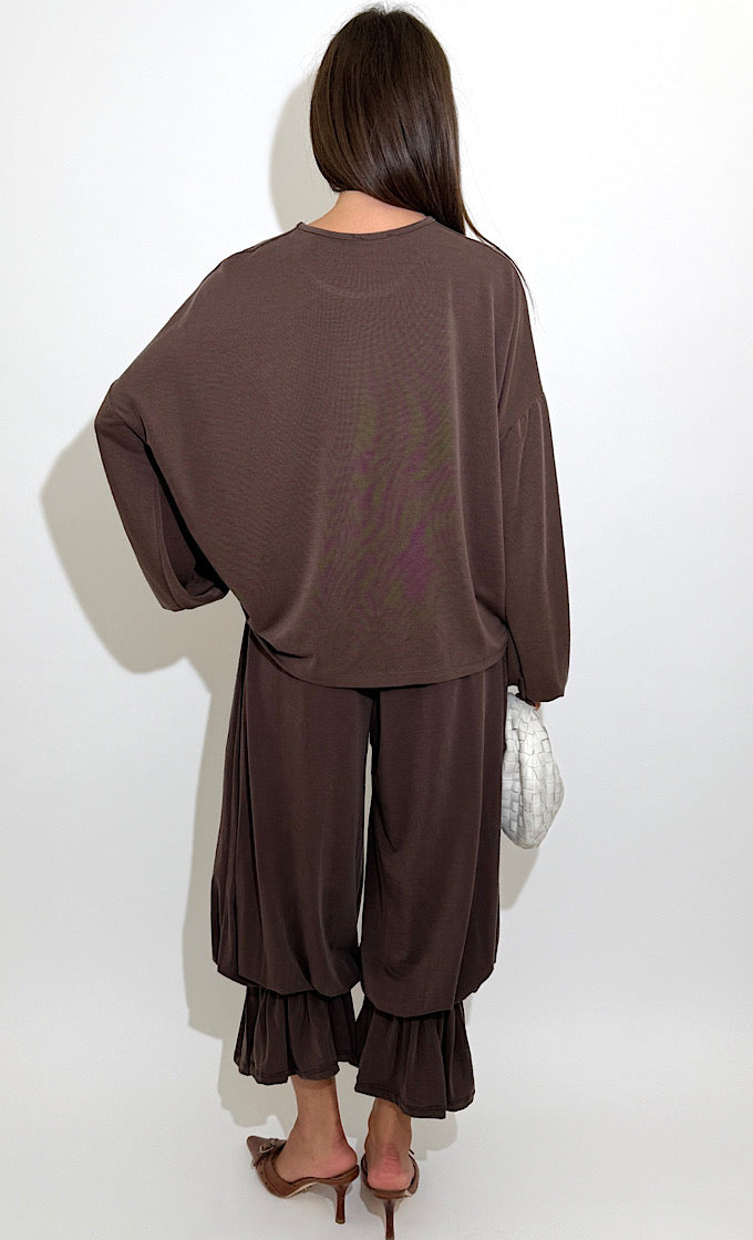 חליפת מישיגן חומה