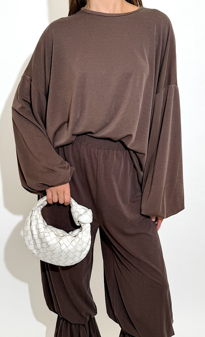 חליפת מישיגן חומה