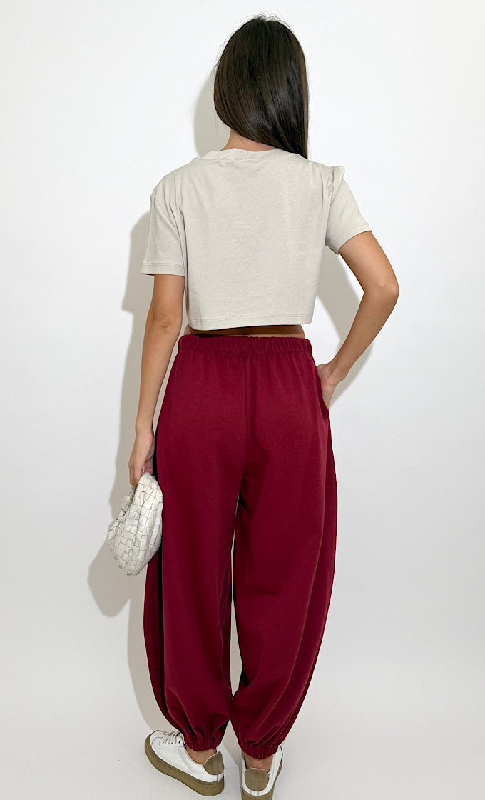 מכנס אלמה בורדו