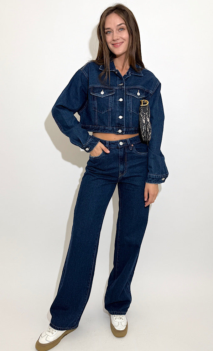 ג'ינס דונה כחול