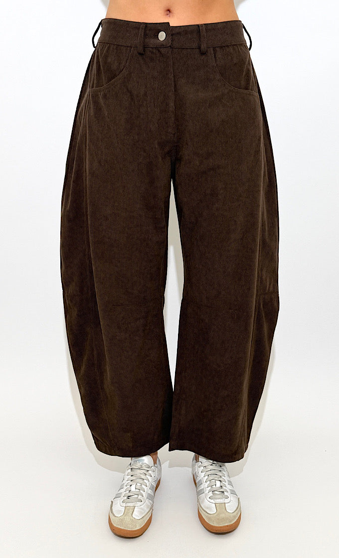 מכנס וואלי חום