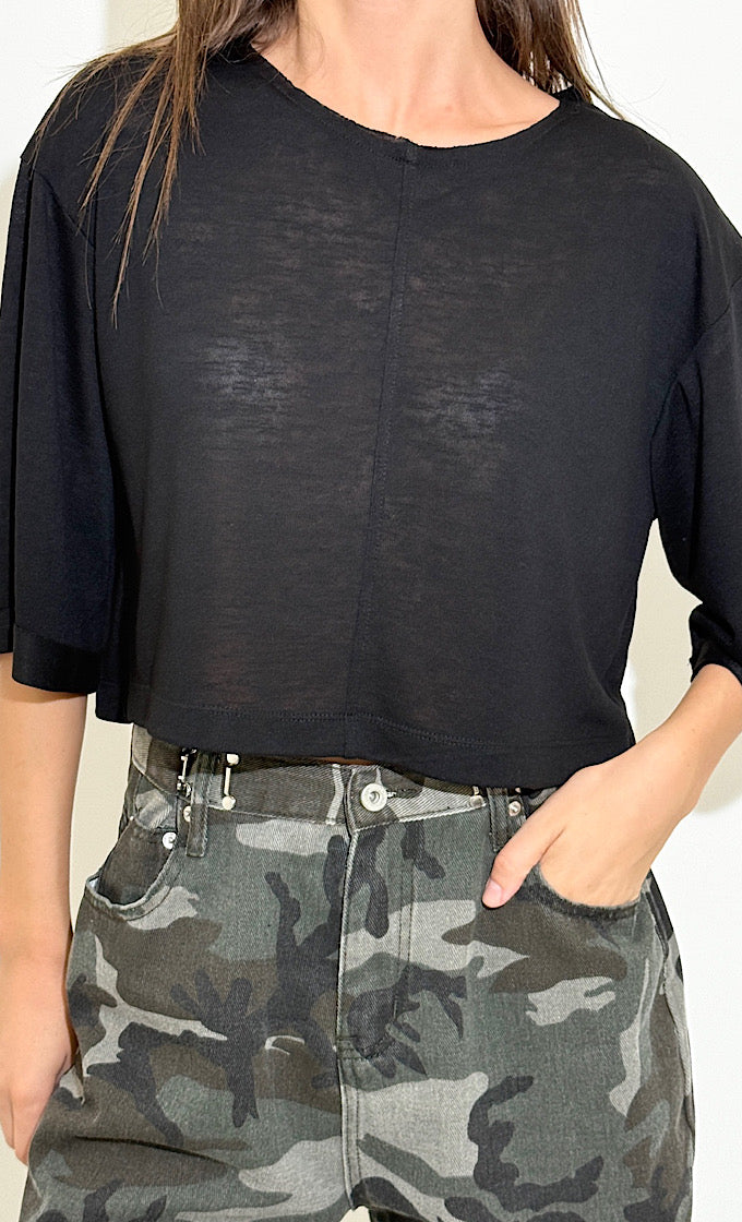SADIE BLACK SHIRT  