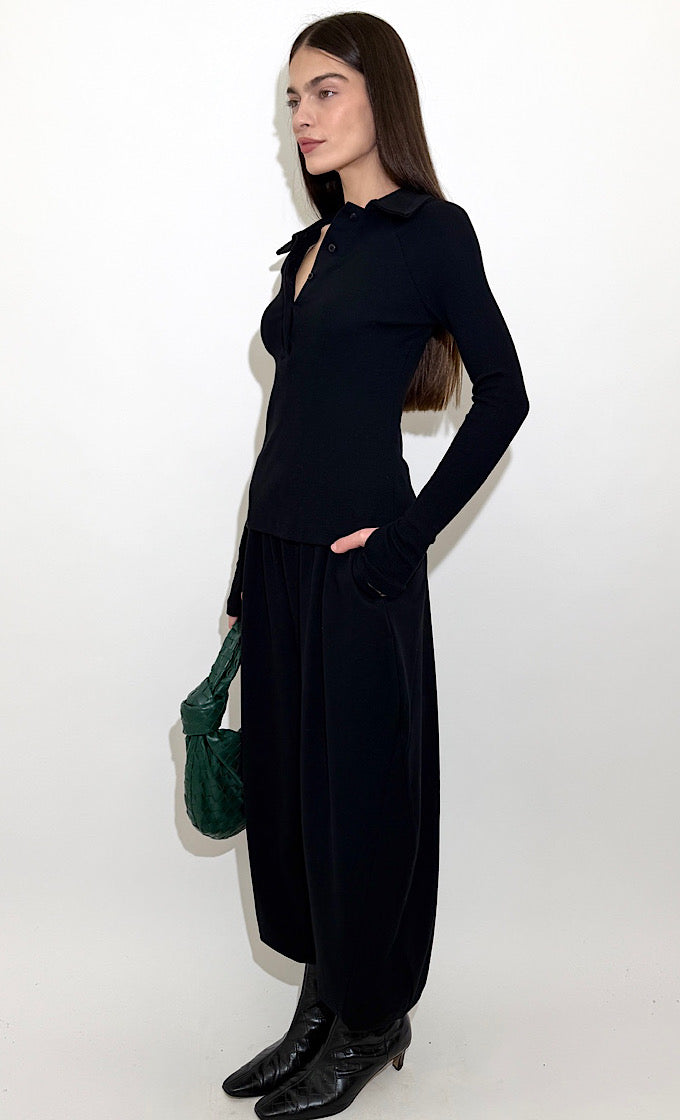 חליפת קרלו שחורה