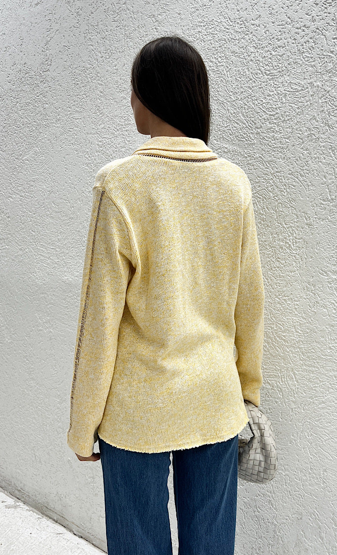 Yellow emily knit