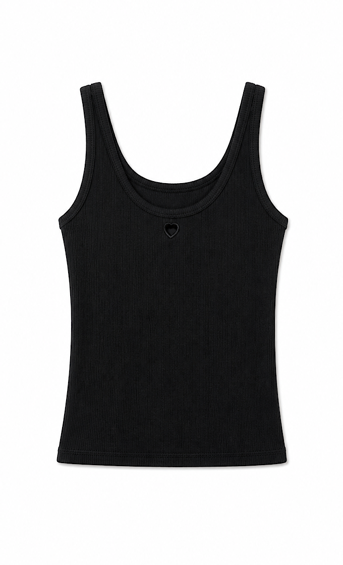 LOVE BLACK TANK TOP 