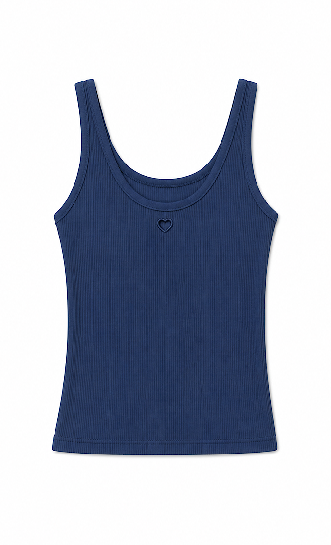 LOVE NAVY TANK TOP
