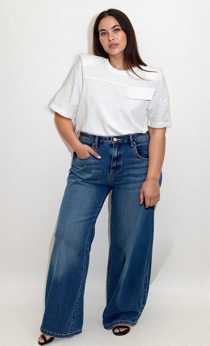 WHITE CAPRI SHIRT