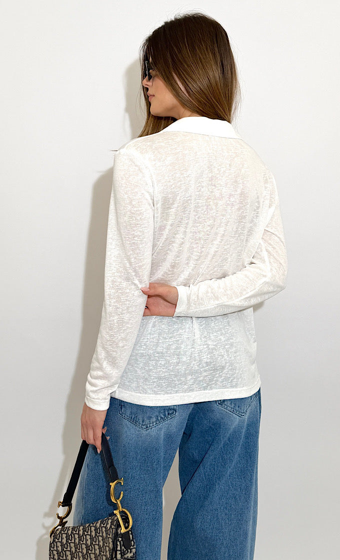 חולצת דורי לבנה