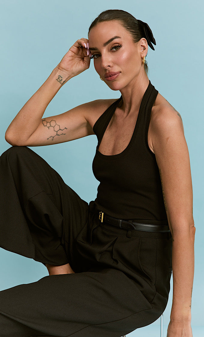 BLACK ISLA TOP