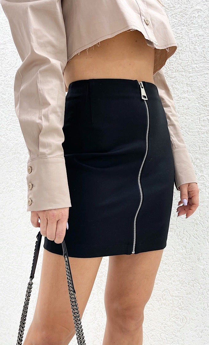 Black Mini Kay Skirt