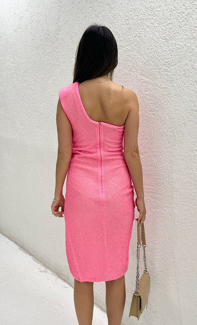 Pink amber dress