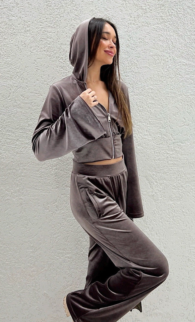 Alexis brown suit