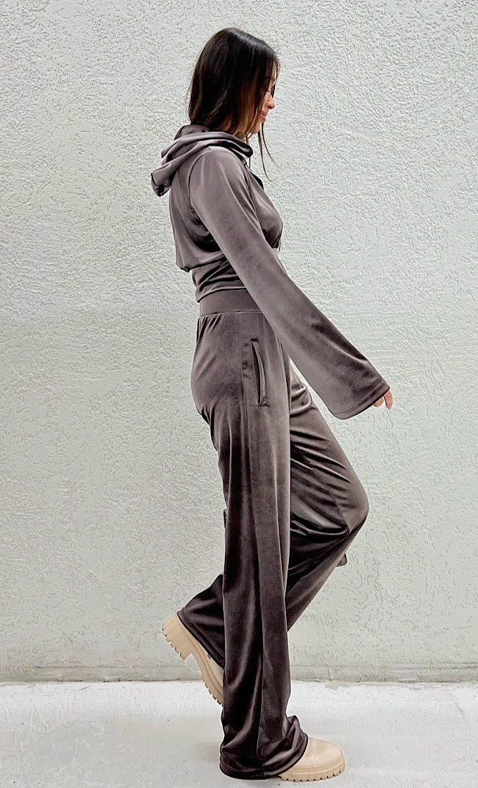 Alexis brown suit