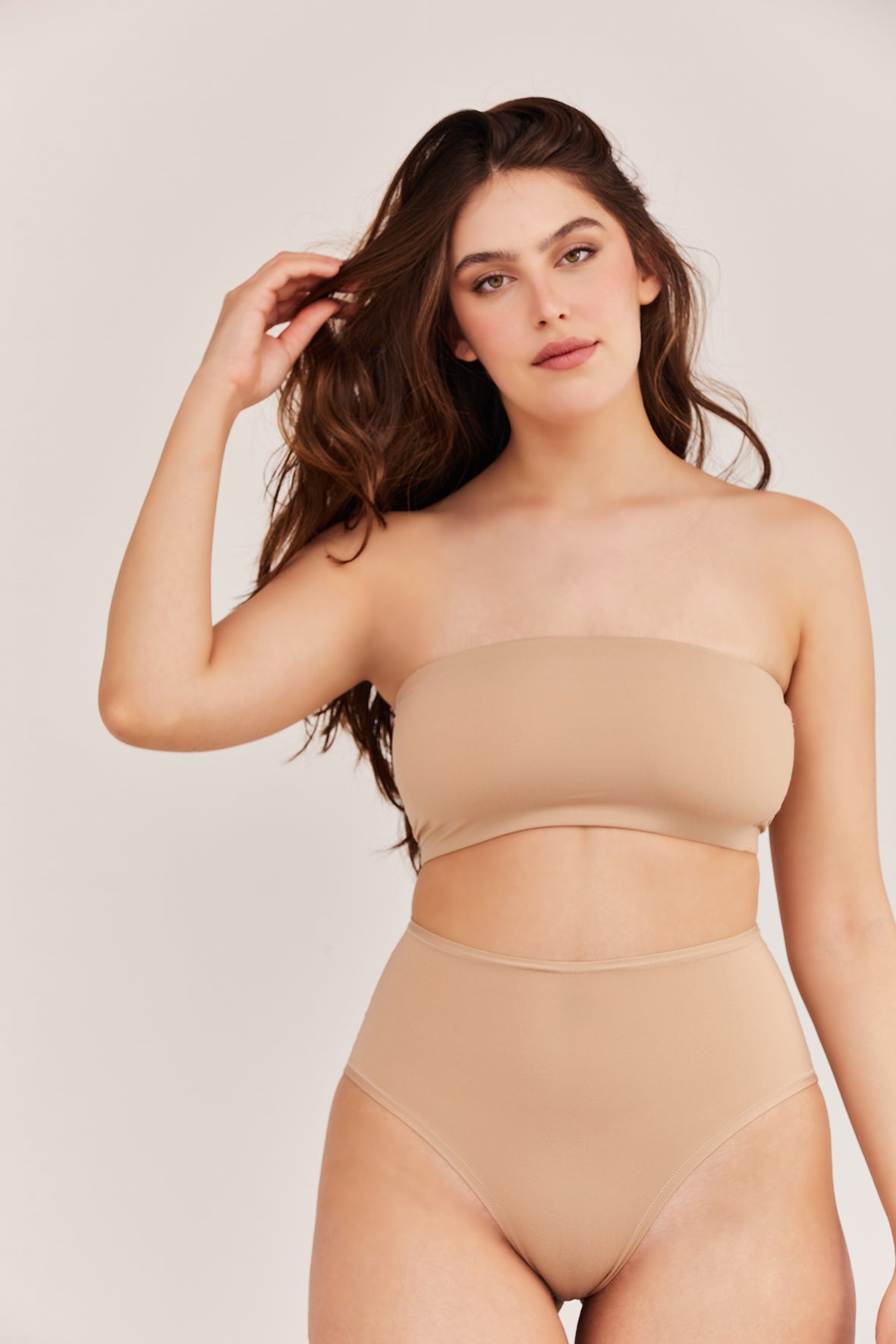 body color strapless top